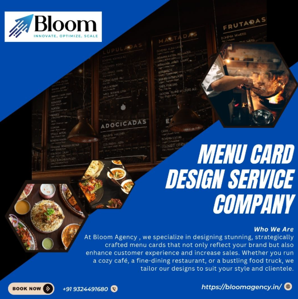 creative menu card design